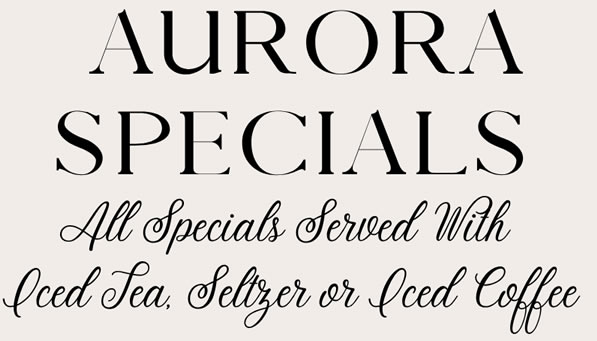 Weekly Specials